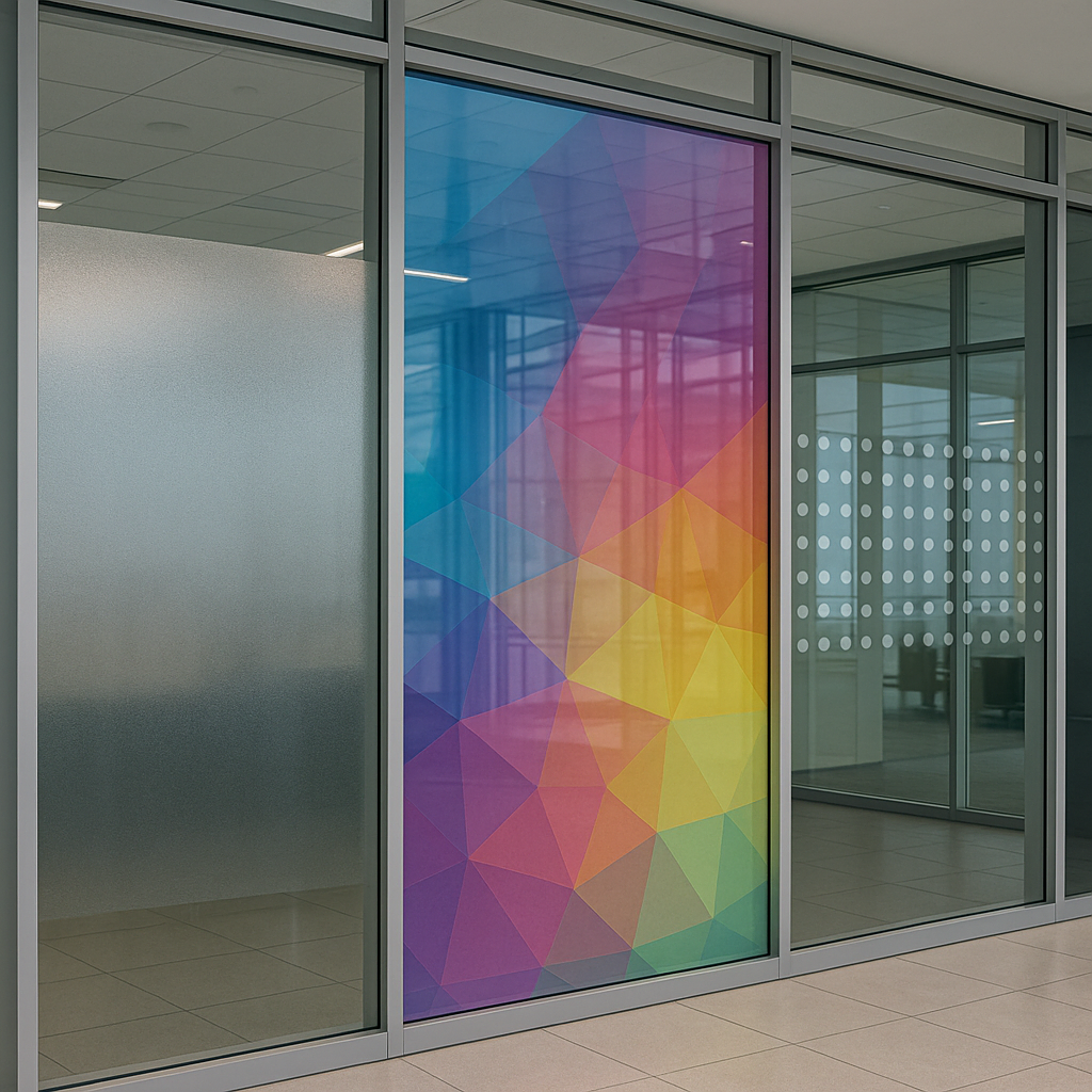 Custom Graphic Window Film for Offices and Commercial Spaces in Southlake, TX